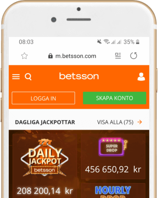 Betsson i mobilen Betsson i mobilen