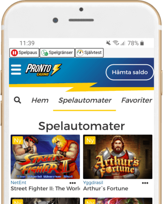 Pronto Casino i mobilen Pronto Casino i mobilen